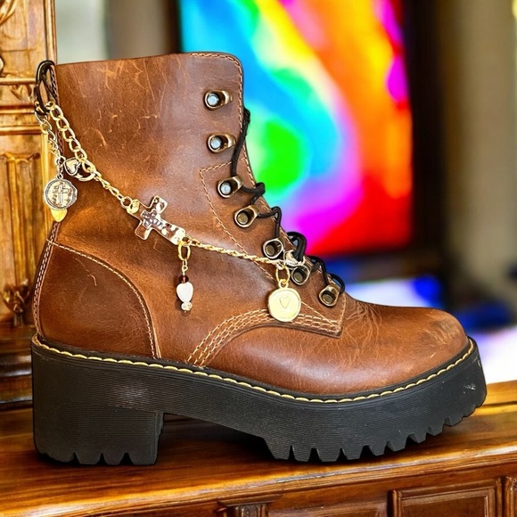 Boot jewelry, boot bracelet, boot accessory, boot chain, boot chain, faith charm - Picture 15 of 17